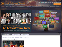 Tablet Screenshot of centerforintegralwisdom.org